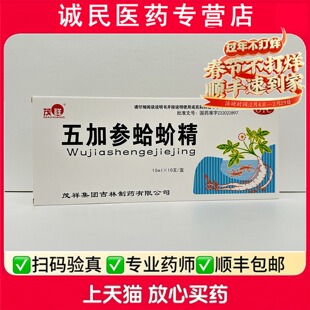 五加参蛤蚧精10毫升补肺气益精血用于元气亏损肺虚咳嗽病后衰落