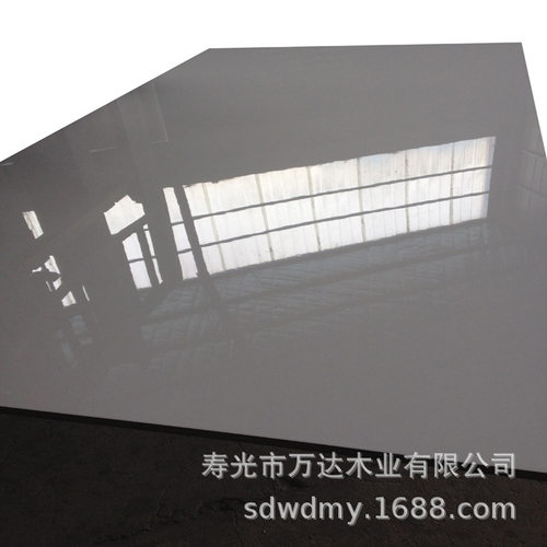 厂家直销高亮光密度板 高光密度板 18mmUV密度板 贴面高光密度板