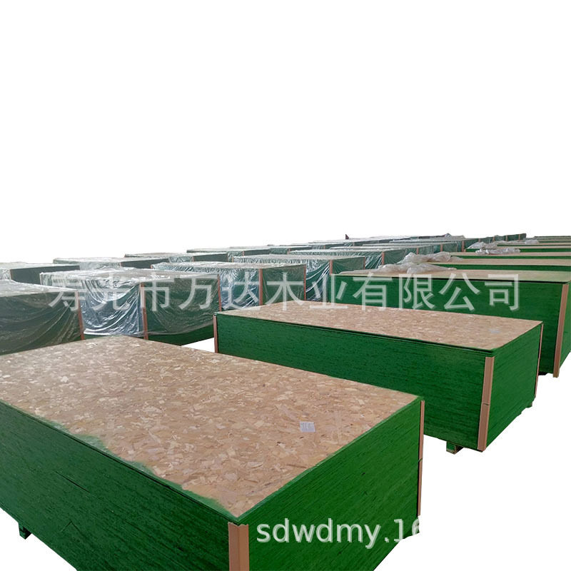 工厂促销定向刨花板 OSB板 木质碎料板 奥松板 8厘奥松板 无醛OSB