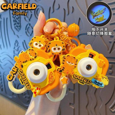 书包加菲猫相机钥匙扣正版精致