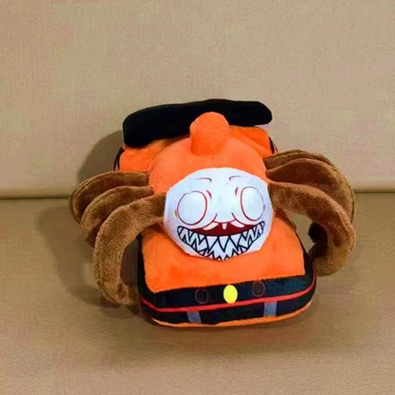 查尔斯小火车玩具毛绒玩偶模型公仔小火车娃娃地狱蜘蛛儿童礼物