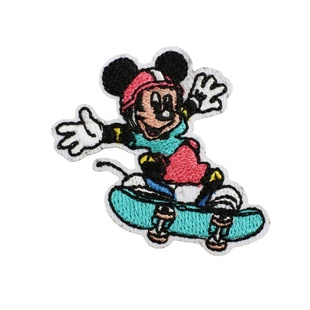 啸天卡通老鼠刺绣布贴儿童衣服装扮可爱鸭子刺绣补丁贴电脑绣花章