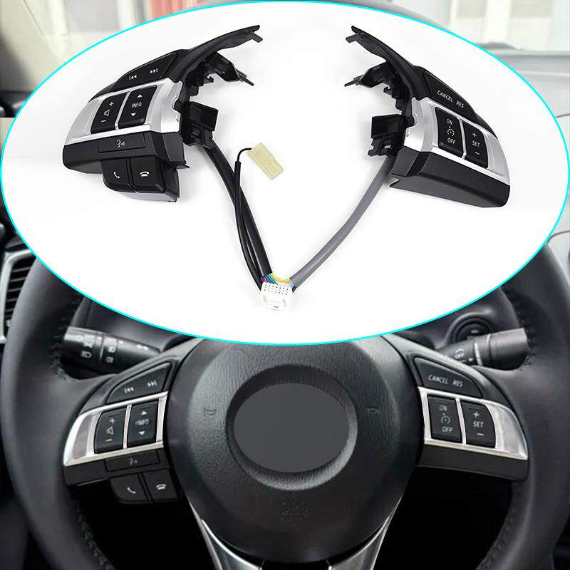 适用于马自达阿特兹CX-5CX-4昂克赛拉多功能方向盘按键定速巡航