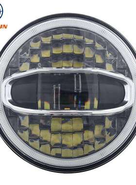 适用于JK牧马人大灯吉普哈雷7寸LED汽车灯19年新款远近光一体灯