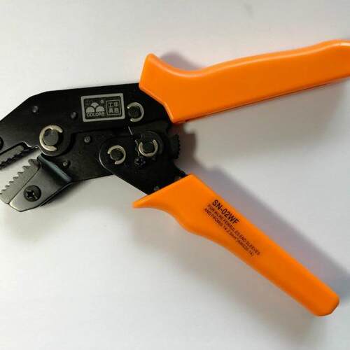 华胜工具端子压线钳冷压端子钳非绝缘开放式压线钳SN-02WF