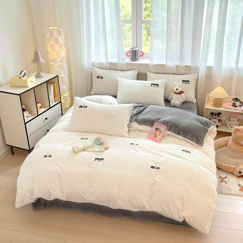 豆豆绒冬季床上四件套加厚牛奶珊瑚绒床品儿童法兰绒被套床单,家装灯饰光源,其它灯具灯饰,淘宝优惠券,粉丝福利购,淘宝优惠卷