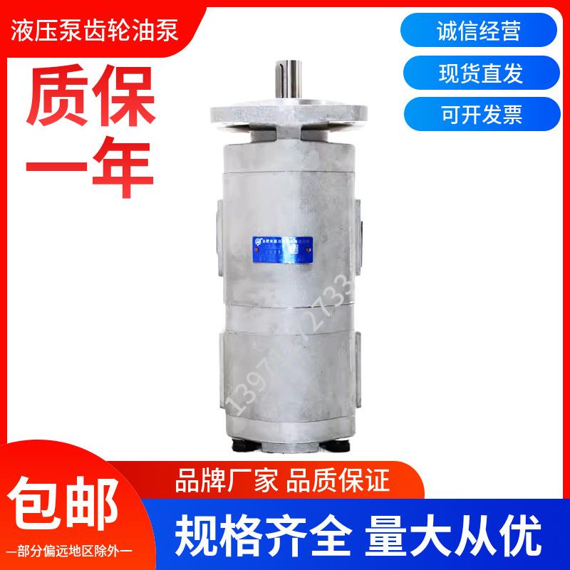 合肥长源液压双联齿轮油泵CBG2063/2040-BFPL液压泵高压动力油泵