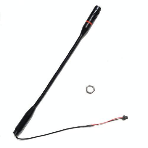 鹅颈会议麦克风车载汽车桌面电脑带开关电容咪杆话筒可做24Ｖ