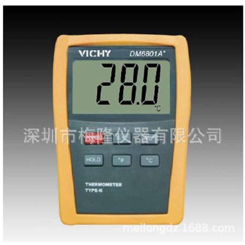 数字温度表VICHY维希特DM6801A+单路数字数显温度表-50℃~1300℃