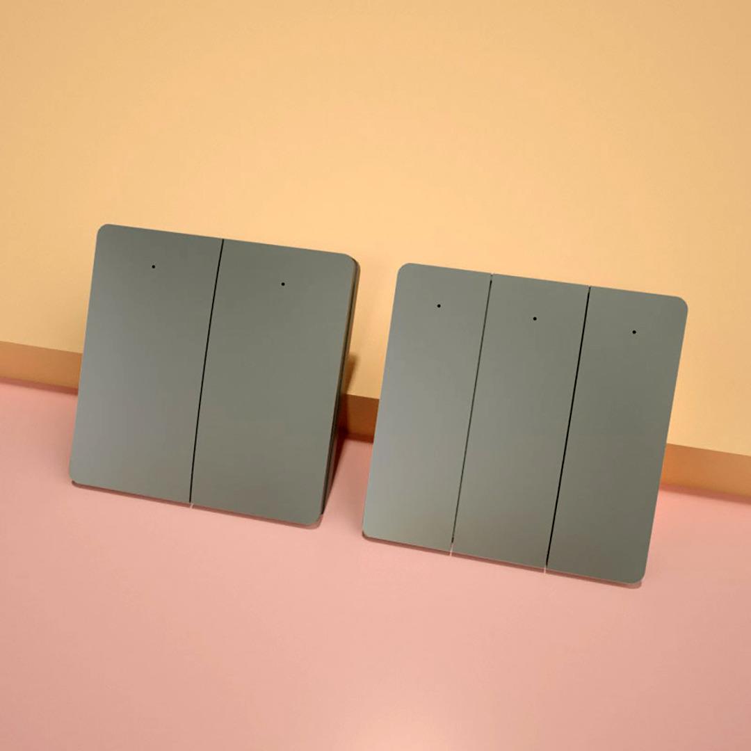 领普/linptech远距离无线开关K9星空灰色自发电免布线遥控开关