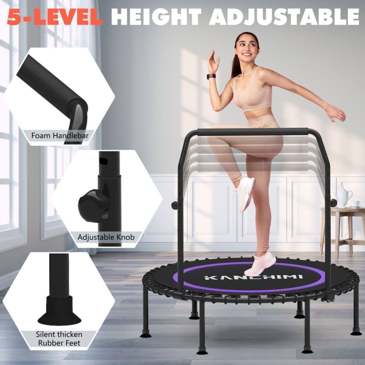 蹦蹦床健身家用大人小孩通用室内跳床成人运动减肥儿童小型跳跳床