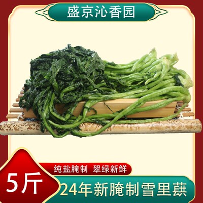 盛京沁香园盛京沁香园雪里红东北特产高盐鲜绿2025新菜咸菜