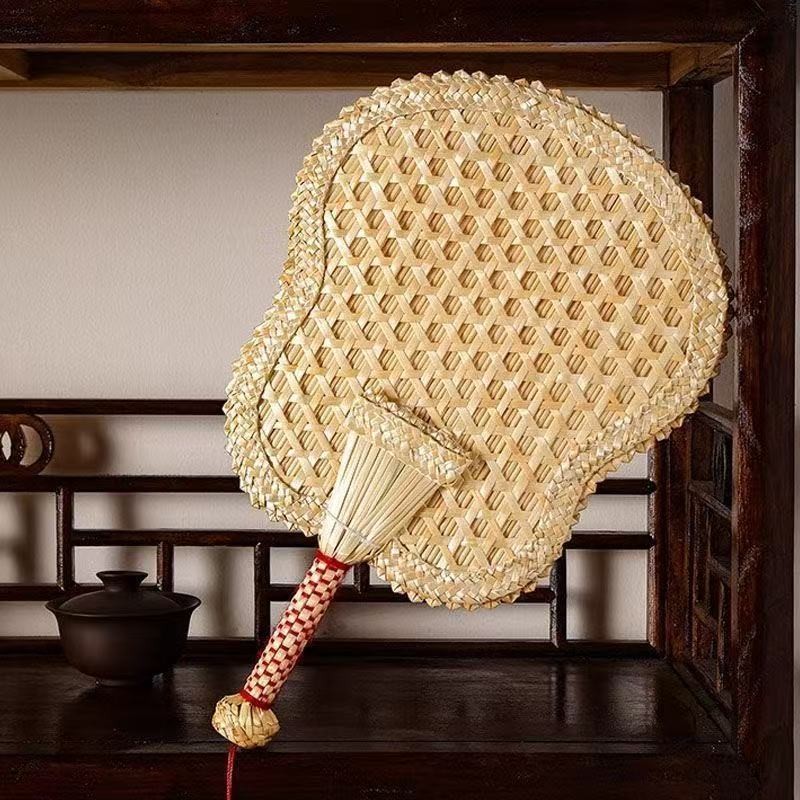 ZQQ1家用纯手工编织夏天葵扇芭蕉扇小扇子中国风