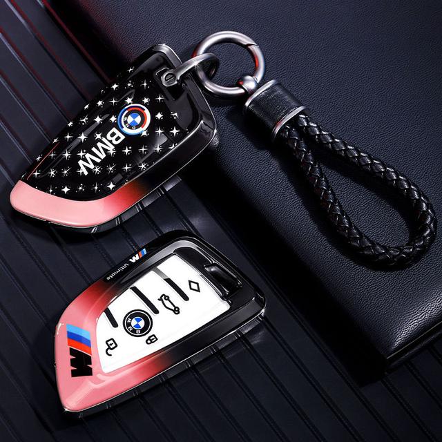适用于宝马3系5系7系刀锋钥匙套320i保护壳525liX3男车钥匙保护壳