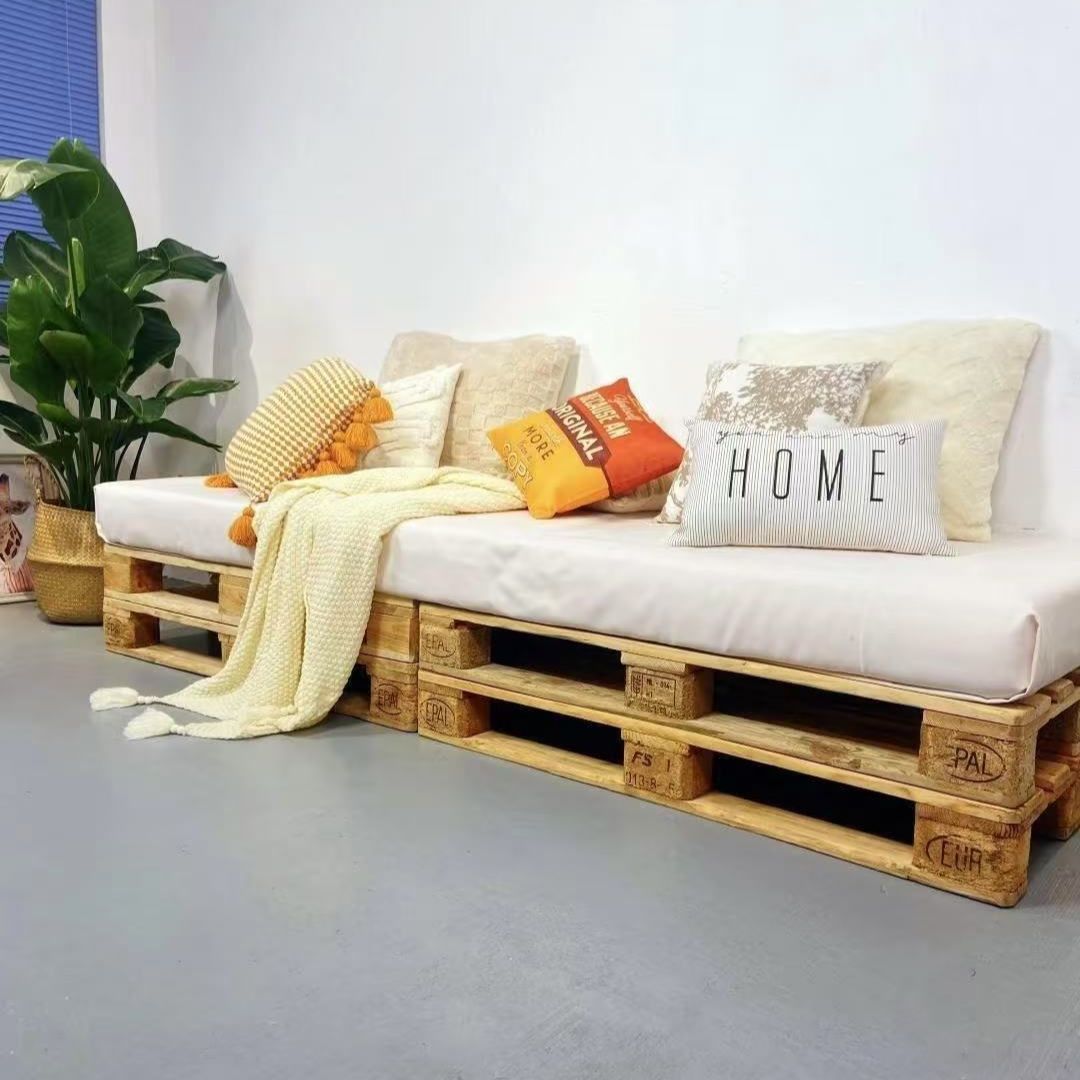 定制实木托盘防潮垫板卧室露营加厚沙发床架物流地台板叉车木卡板