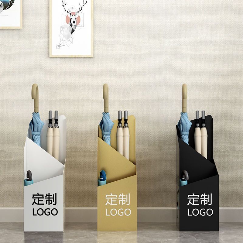 雨伞架个性家用创意门口收纳雨伞桶放置放伞神器商用金属定制logo