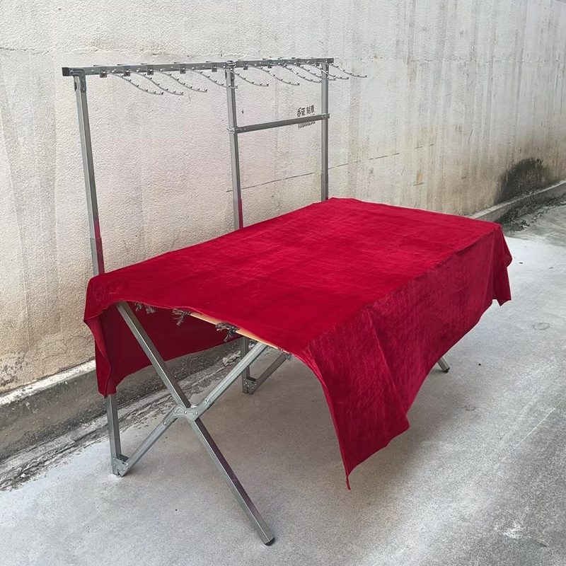 加厚地摊架子竹席便携竹席摆货架夜市可折叠展示架便携式摆摊