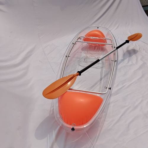 PC透明船皮划艇公园婚纱摄影水晶玻璃船阳光板耐力板塑料胶船