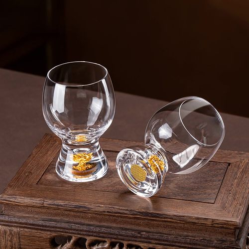 创意水晶二两白酒杯轻奢高档家用酒具洋酒啤酒小酒杯中式酒盅