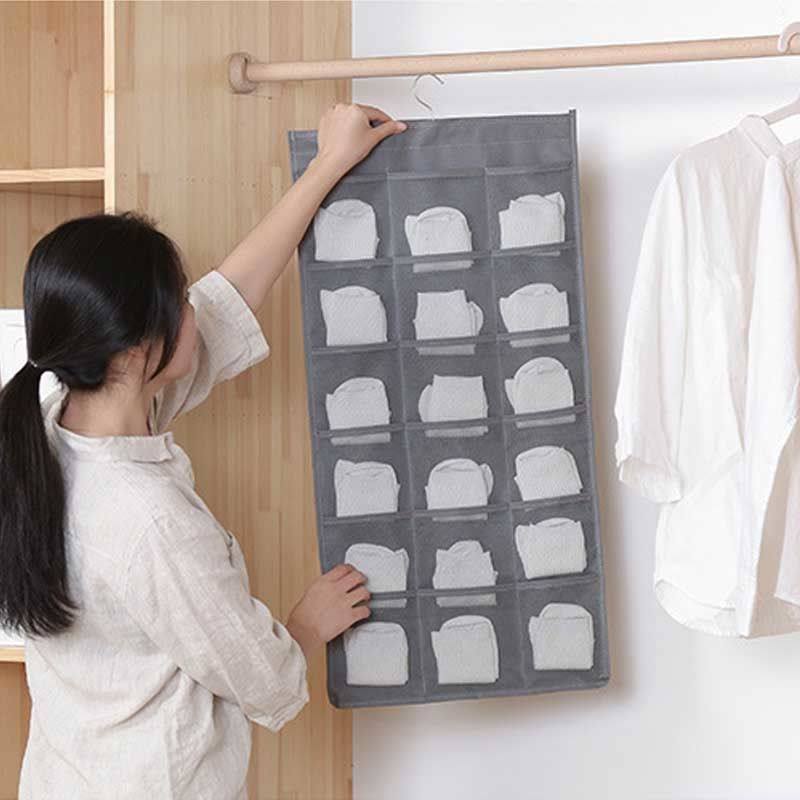 收纳袋学生宿舍袜子内衣收纳袋门后衣柜挂袋学生宿舍收纳挂袋墙挂,收纳整理,收纳挂袋,淘宝优惠券,粉丝福利购,淘宝优惠卷
