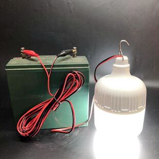 21v特亮强光led灯12v伏直流led灯泡24v48v60V低压电瓶蓄电池夜市