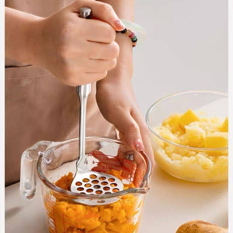 316不锈钢食品级婴儿辅食压泥勺按压器捣泥器捣碎器土豆泥压泥器,厨房/烹饪用具,手用捣泥器,淘宝优惠券,粉丝福利购,淘宝优惠卷