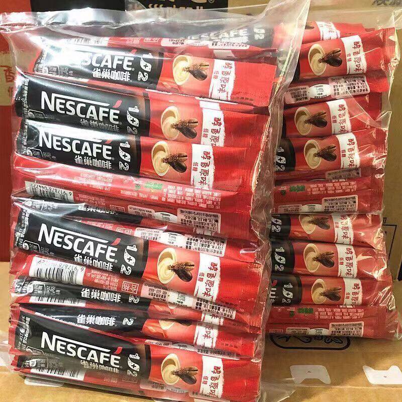 雀巢咖啡1+2原味奶香特浓三合一速溶咖啡粉多口味办公提神加班