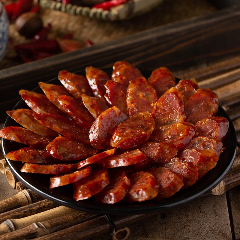 青川腊肠麻辣香肠川味腊肉腊味500G 海伶山珍干货