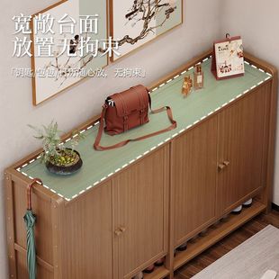 鞋架子简易多层楠竹鞋柜家用门口落地式大容量鞋柜多功能收纳柜子
