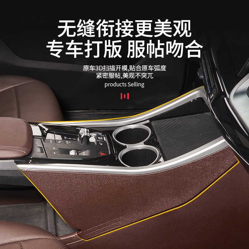 适用23-24款宝马X1/iX1/X2中央扶手箱改装中控拓展储物盒内饰用品