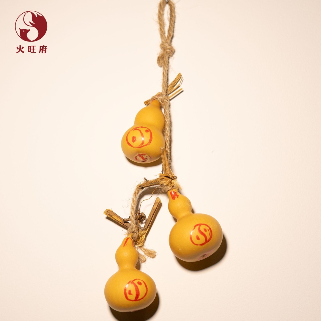 【老师推荐】葫芦串麻绳家居挂件装饰手捻