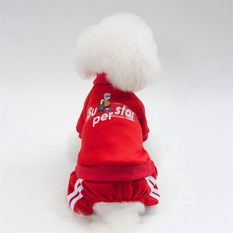 宠物衣服狗狗衣服宠物服装秋冬宠物四腿卫衣绒衣滑板小子卫衣爆款