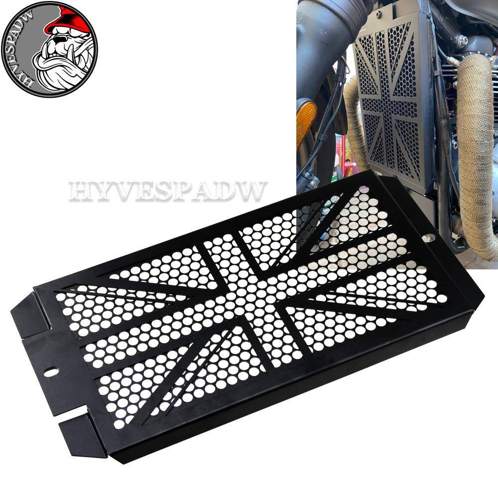 适用凯旋BobberT100T120改装水箱网散热器水冷防虫网水箱护罩