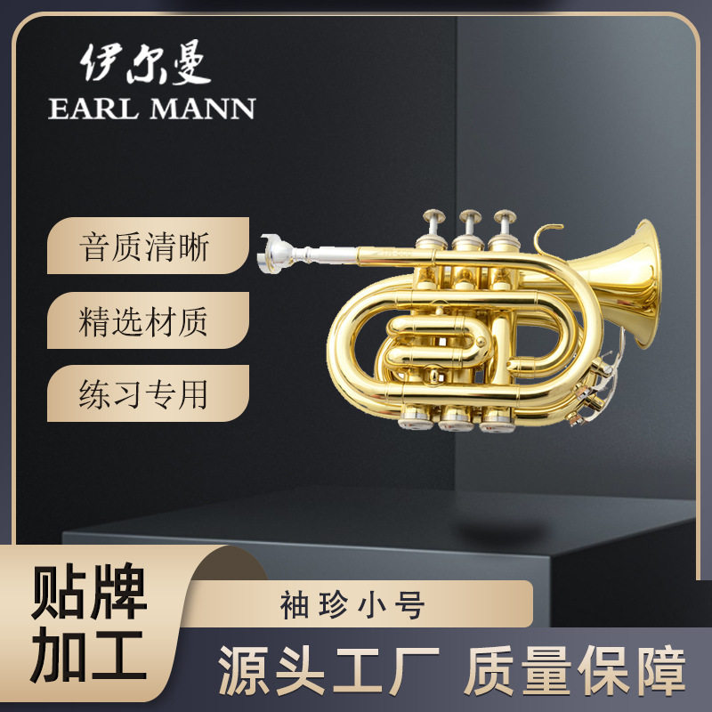 【袖珍小号】伊尔曼EarlMann袖珍小号专业手掌号
