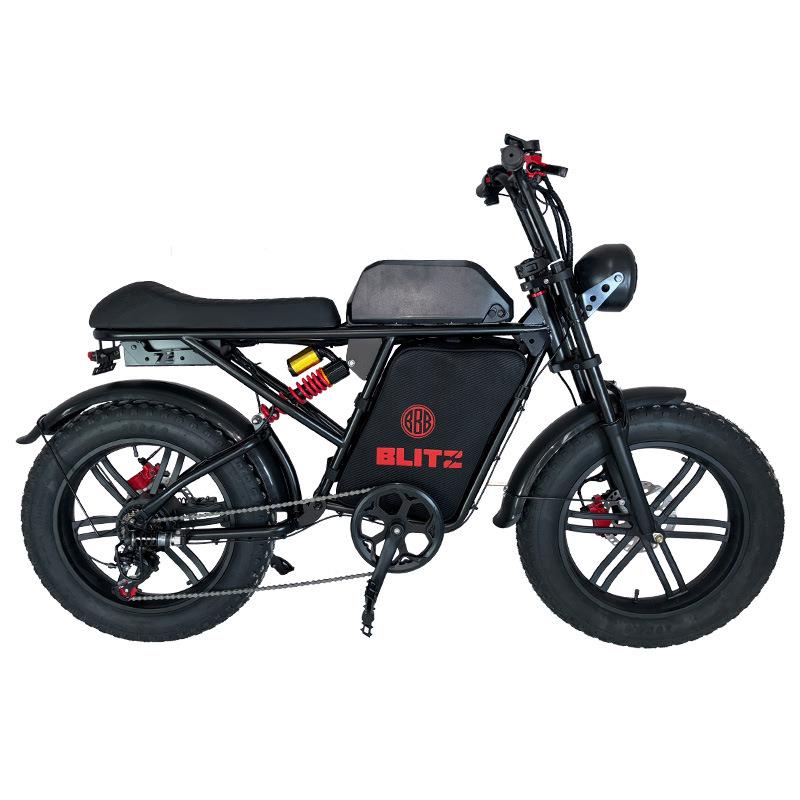 SUPER73电动自行车复古越野摩托锂电助力一体轮油刹直销外贸