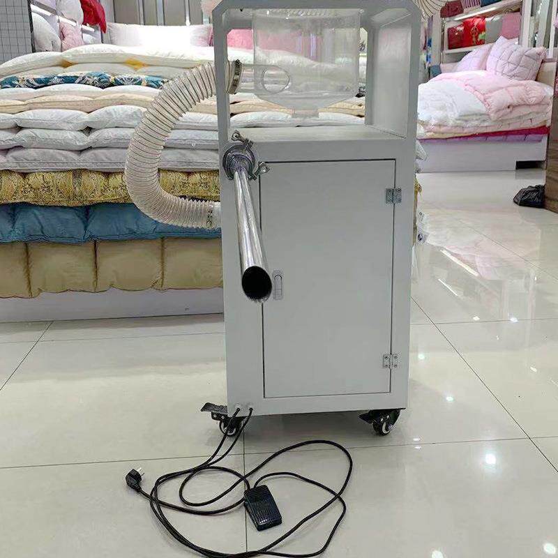 新一代充绒机商店羽绒被羽绒制品用冲绒机被壳充绒机器