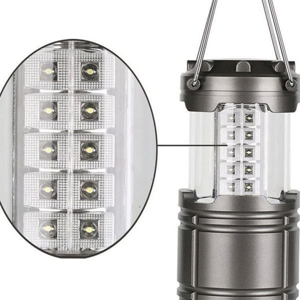 7989马灯露营灯30LED野营灯户外照明超亮营地帐篷灯拉伸小马灯