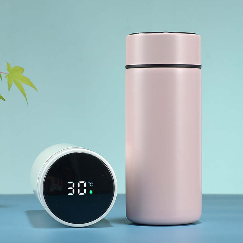 新款316不锈钢保温杯口袋杯 ins风智能显温 男女儿童学生水杯