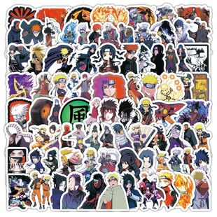 120张火影忍者贴纸动漫周边贴画新款装饰手机笔记本创意手账防水