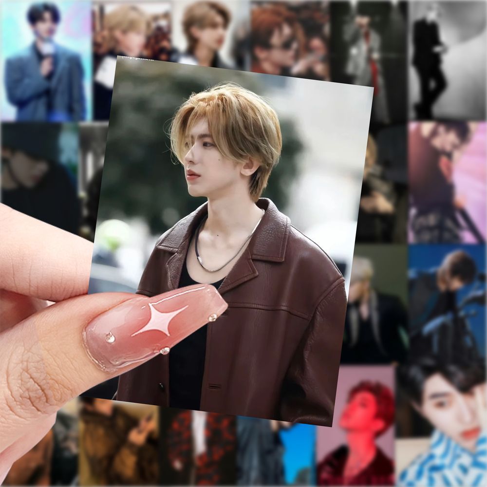 188张5蔡徐坤神图壁纸ins贴画明星高颜值周边贴纸手机手账diy贴纸