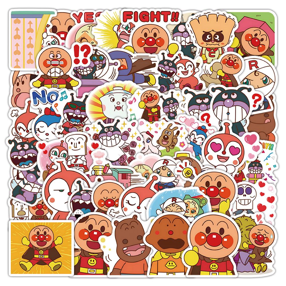 165张面包超人贴纸卡通儿童