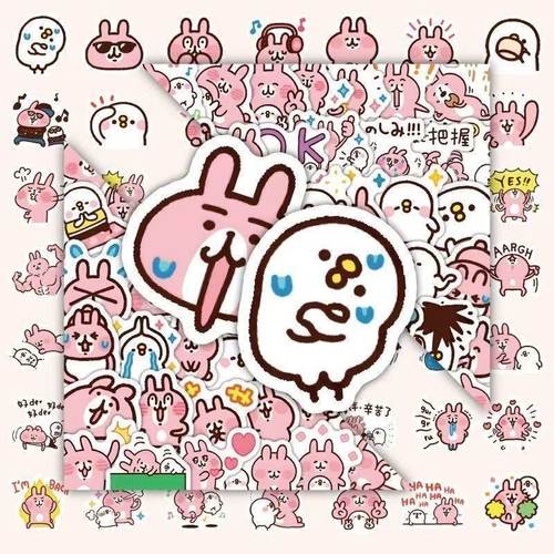 卡娜赫拉表情贴纸可爱ins手账趣味卡通装饰手机防水贴画