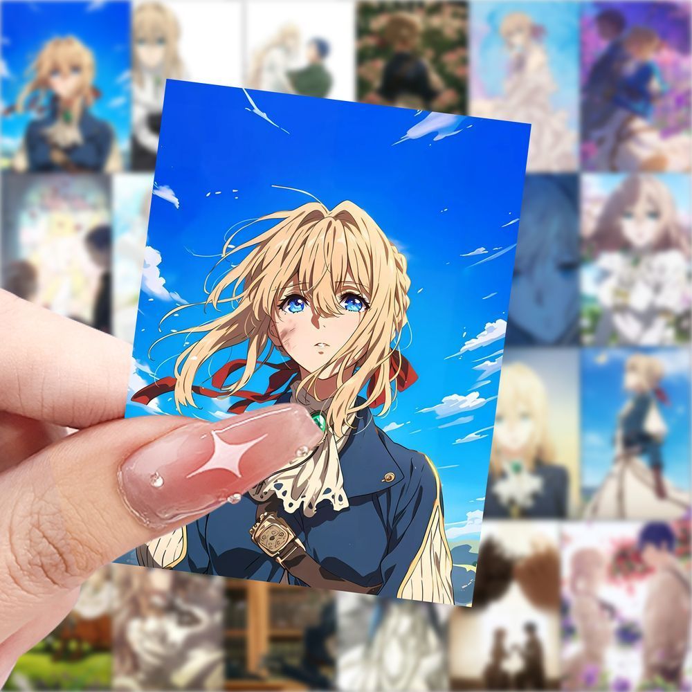 紫罗兰永恒花园贴纸薇尔莉特动漫周边贴画diy手机电脑手账本装饰