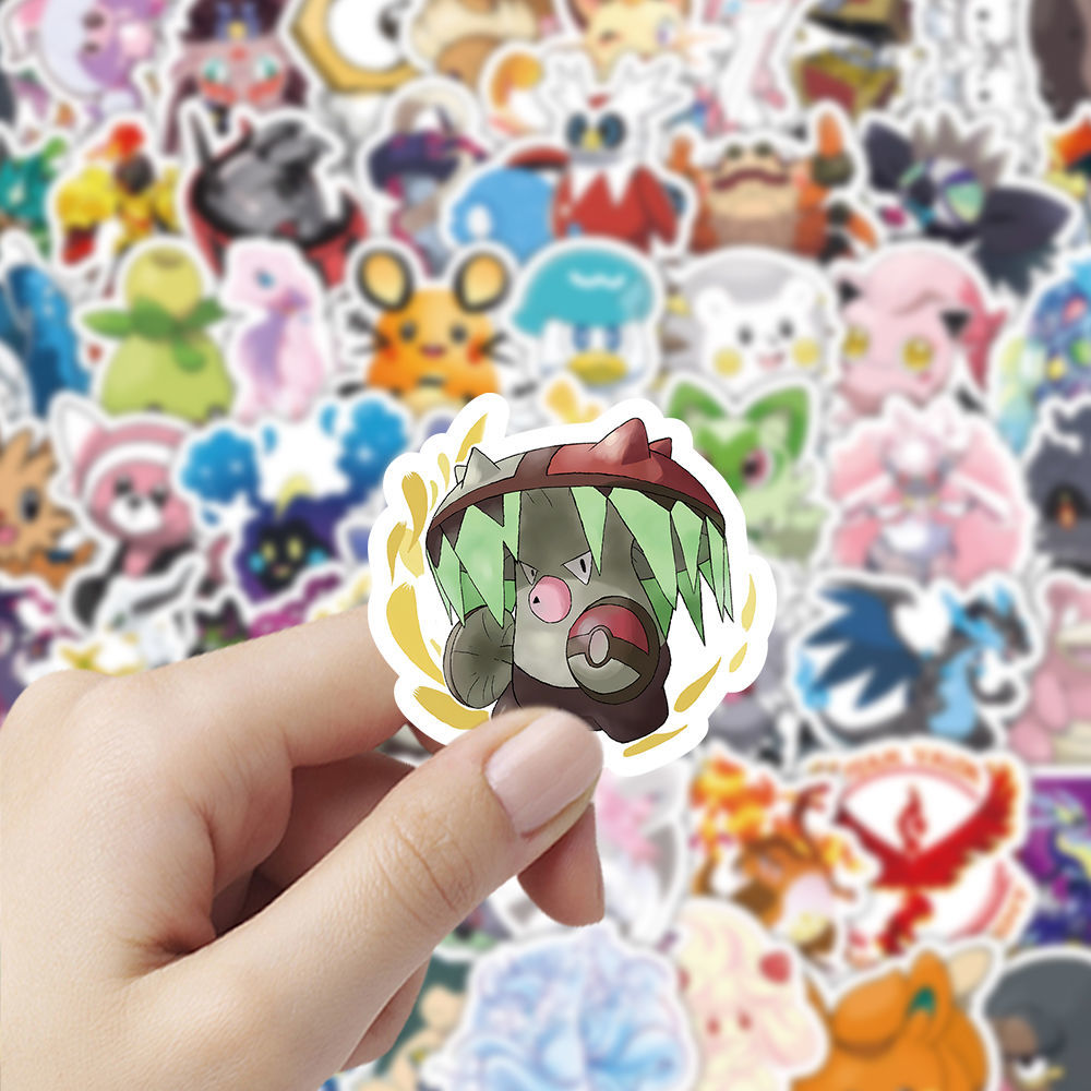 宠物小精灵卡通贴纸可爱宝可梦神奇宝贝皮卡丘笔记本手账DIY贴画