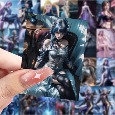 爆款吞噬星空动漫周边贴纸卡通帅气高颜值罗峰贴画手账贴画diy