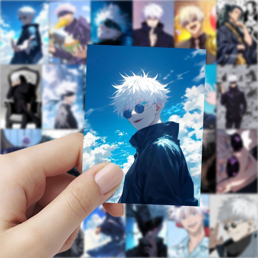 五条悟贴纸高颜值帅气二次元周边壁纸贴画diy手机壳手账本装饰图