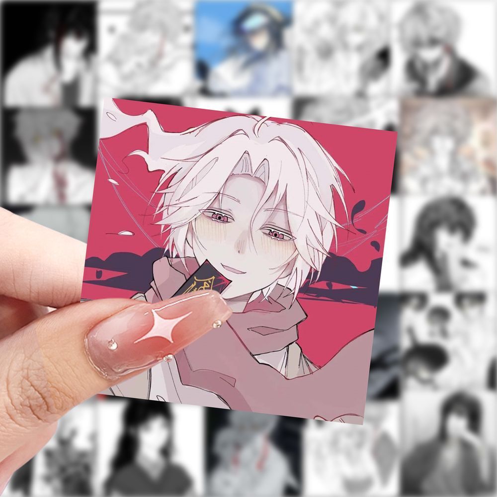 177张捉鬼师后日谈周边爆款卡通手账创意手机手账diy装饰自粘贴画