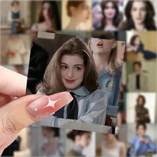 饰手账热门笔记本 饰diy手账创意装 176张安妮海瑟薇影视明星爆款 装