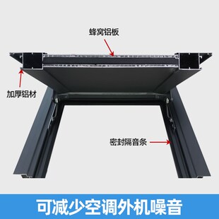 空调外机门检修门管道管井门消防门阳台隔断隔音门空调检修口装饰