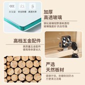 实木猫柜大型展示猫别墅大空间猫屋不占地栏珊玻璃防潮木质猫笼子